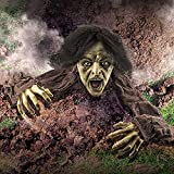 Halloween Zombie Groundbreaker Decoration - The Best Outdoor Graveyard Decoration for Halloween, Life Size