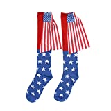 Costume Agent USA American Flag Cape Socks
