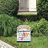 Big Dot of Happiness Happy Grandparents Day - Outdoor Lawn Sign - Grandma & Grandpa Party Yard Sign - 1 Piece