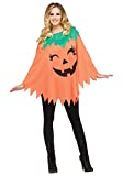 Women's Pumpkin Poncho Costume Standard