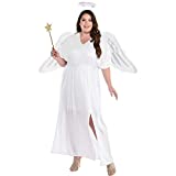 Party City Sent from Above Angel Halloween Costume for Women, Plus Size, Includes Dress and Halo