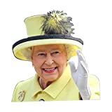 Xiaoling Queen Car Window Decal - Funny Elizabeth Vehicles Sticker, Queen Car Window Cling Elizabeth Car Sticker, Personalized Automotive Decals, for Laptop, Car, Wall, Skateboard, Motorcycle