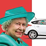 Senksll Queen Car Window Cling Funny Car Sticker Window Decal for Vehicles Automotive Stickers(for Right Side) (Queen_2)