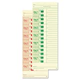 Universal Time Card, Side Print, 3 1/2 x 9, Bi-Weekly/Weekly, 2-Sided 100/Pack