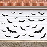 24 Pcs Magnetic Bats for Garage Halloween Bats Garage Magnets Decor Garage Door Magnets Decoration for Indoor Outdoor Halloween Garage Refrigerator Door Car Decor