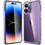 Mkeke for iPhone 14 Pro Max Case Clear, Not Yellowing Phone Case for Apple iPhone 14 Pro Max Clear with Slim Protective Cover & Shockproof Bumper 2022