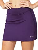 BALEAF Women's Athletic Skorts Lightweight Active Skirts with Shorts Pockets Running Tennis Golf Workout Sports Purple Size M