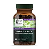 Gaia Herbs Thyroid Support - Made with Ashwagandha, Kelp, Brown Seaweed, and Schisandra to Support Healthy Metabolic Balance and Overall Well-Being - 120 Vegan Liquid Phyto-Capsules (40-Day Supply)