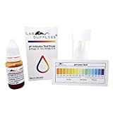 pH Indicator Test Drops, Universal Application (pH 2.0-10.0), 100 Tests| for Drinking Water, Urine, and Saliva | Contains 10 ml Bottle of Solution and 20 ml Screw Top Plastic Bottle