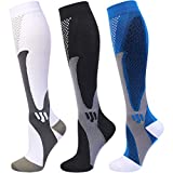 Compression Socks for Men Women 20-30 mmHg Medical Compression Socks for Sports Nurses Athletic Socks