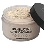 Aesthetica Translucent Setting Powder  Matte Finishing Makeup Loose Setting Powder  Flash Friendly Translucent Powder Foundation - Loose Face Powder Includes Velour Puff