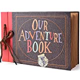 Vienrose Our Adventure Book Scrapbook Photo Album Up Movie Scrap Book DIY for Wedding Best Friend Camping