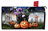 Briarwood Lane Spooky Kittens Halloween Magnetic Mailbox Cover Jack o'Lanterns Standard