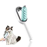 2022 Newly Cat Brush with Wet Wipes Cleaning Pet Grooming Brush for Long&Short Haired Cats, Self Cleaning Slicker Brush Dog Hair Brush for Puppy Kitten Dog Massage and Removal of Loose Fur,Tangled Hair & Mats