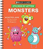 Brain Games - Sticker by Letter: Monsters (Sticker Puzzles - Kids Activity Book)