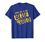 Blue and Gold Game Day Group Shirt for High School Football