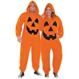 Jack-O'- Lantern Hooded Zipster - Adult L/XL, 1 Pc