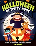 Halloween Activity Book for Kids Ages 4-8: Coloring, Dot to Dot, Mazes, Word Search