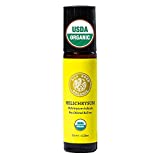 Organic Helichrysum Italicum Essential Oil & Jojoba Roll On, 100% Pure USDA Certified Aromatherapy for Skin Vitality & Anti-Aging - 10 ml Roller by Silk Road Organic - Always Pure, Always Organic