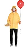 SUIT YOURSELF Georgie Halloween Costume for Men, IT, Standard Size, with Yellow Raincoat and SS Georgie Paper Boat