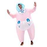 Men's Inflatable Costume Boys Giant Blow up Party Halloween Christmas Child Baby Cosplay, Adult Size