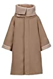 For us Adult Toddler Kids Star Baby Cosplay Costume Halloween Robe Dress Up Winter Coat (Kids/Large) Brown