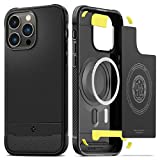 Spigen Rugged Armor (MagFit) Compatible with MagSafe Designed for iPhone 14 Pro Max Case (2022) - Matte Black
