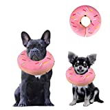 Inflatable Dog Cone for Large Medium Dog, Dog Recovery Collar Cone Alternative After Surgery, Soft Cone E Colar Dog Donut Collar with Ajudstable Velcro