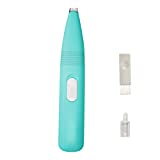 Dog Grooming Clippers-Dog paw Trimmer-Dog Hair Clipper with Detachable Ceramic Blade-Dog Trimmer for Grooming-paw Trimmer for Dogs-Dog face Trimmer-for Dogs and Cats-Eyes-Face-Ears-Paw (BLUE)