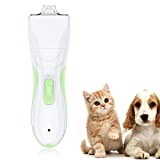 TURN RAISE Professional Dog Grooming Clippers,Washable Dog Shaver Clippers Low Noise Rechargeable Electric Quiet Dog Hair Clipper with Detachable Ceramic Blade for Dogs and Cats,Eyes,Face,Ears,Paw