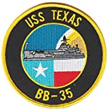 USS Texas BB-35 Patch  Sew On
