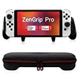 Satisfye  ZenGrip Pro Gen 3 OLED Slim Bundle, Accessories Compatible with Nintendo Switch - The Bundle includes: Grip, Slim Case