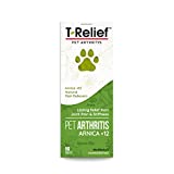 MediNatura T-Relief Pet Arthritis Pain Relief Arnica +12 Powerful Natural Medicines Help Reduce Hip & Joint Pain, Soreness & Stiffness - Vet Approved, Fast-Acting Soother for Dog & Cat - 90 Tablets