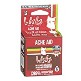 Licks Pill-Free Cat Ache Aid - Turmeric and Ginger Cat Supplements - Cat Health Supplies & Pain Relief - Gel Packets - 10 Use
