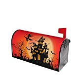 Happy Halloween Mailbox Covers Standard Size Magnetic Mail Cover Letter Post Box 21x18 in Mailwrap for Outside Garden Home Decor