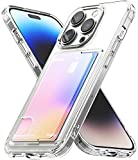 Ringke Fusion Card [Transparent Wallet] Compatible with iPhone 14 Pro Case 6.1 Inches, Hard Back with Build-in Card Slot Holder Phone Cover for Women, Men - Clear