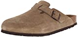 Birkenstock Women's Boston SFB Heritage Leather, Taupe Suede, 46 N EU