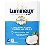 Lumineux Teeth Whitening Strips 7 Treatments - Enamel Safe for Whiter Teeth - Whitening Without the Harm - Dentist Formulated and Certified Non-Toxic - Sensitivity Free