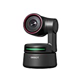 OBSBOT Tiny PTZ 4K Webcam, AI Powered Framing & Autofocus, 4K Video Conference Camera with Dual Omni-Directional Microphones, Auto tracking with 2 axis gimbal,HDR,60 FPS,Low-Light Correction,Streaming