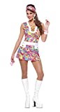 Costume Culture Women's Groovy Chic Costume, Pink, Medium