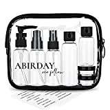 ABIRDAY Travel Bottles Containers & Travel Size Toiletries Accessories Bottles with Toiletry Bag for Liquids Leak-Proof & TSA Approved Carry-on for Airplane - Women/Men (SET-A 12-in-1)