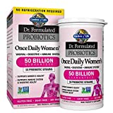 Garden of Life Dr. Formulated Probiotics for Women & Prebiotics, 50 Billion CFU for Womens Daily Digestive Vaginal & Immune Health, 16 Probiotic Strains Shelf Stable No Gluten Dairy Soy, 30 Capsules