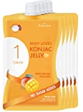 Jadamsun Body Loves Konjac Jelly (Mango, 20pc). 1 Calorie Smoothie with Zero Sugar.
