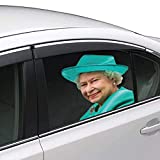 Queen Elizabeth Sticker - Car Window Decals | Automotive Stickers for Vehicles, Waterproof, Funny Car Decal Decoration, Multiple Styles Germplasm