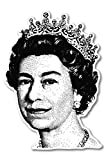 AK Wall Art Queen Elizabeth Vinyl Sticker - Car Phone Helmet - Select Size