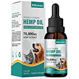Organic Hemp Oil for Dogs and Cats - Helps Pet Anxiety Stress Pain Inflammation Arthritis Aggressive Relax Sleep Allergies Seizure Calming - Treats Chews Drops for Joint & Hip Health - Made in USA