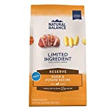 Natural Balance Limited Ingredient Reserve Grain Free Duck & Potato Recipe | Puppy Formula Dry Dog Food | 22-lb. Bag