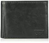 Levi's Men's RFID Blocking Passcase Wallet, Black, One Size