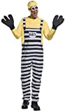 Rubie's Men's Despicable Me 3 Jail Minion Tom Costume, As Shown, Standard