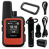 Garmin inReach Mini 2 Satellite Communicator (Flame Red) with Wearable4U Power Pack Bundle